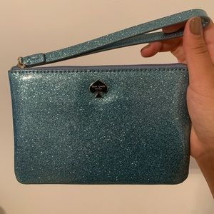 Brand New Kate Spade Glitter Wristlet! 💙